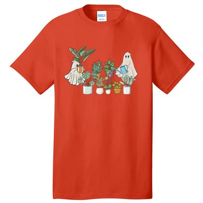 Cute Ghost Plant Lady Ghost Halloween Tall T-Shirt