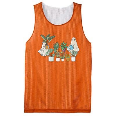 Cute Ghost Plant Lady Ghost Halloween Mesh Reversible Basketball Jersey Tank