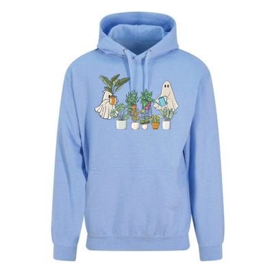 Cute Ghost Plant Lady Ghost Halloween Unisex Surf Hoodie