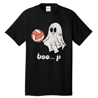 Cute Ghost Playing Volleyball Sport Player Halloween Costume Tall T-Shirt