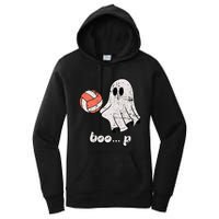 Cute Ghost Playing Volleyball Sport Player Halloween Costume Women's Pullover Hoodie