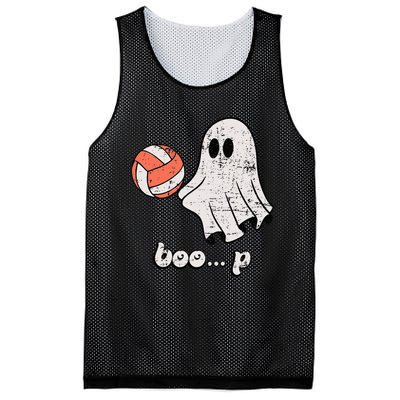 Cute Ghost Playing Volleyball Sport Player Halloween Costume Mesh Reversible Basketball Jersey Tank