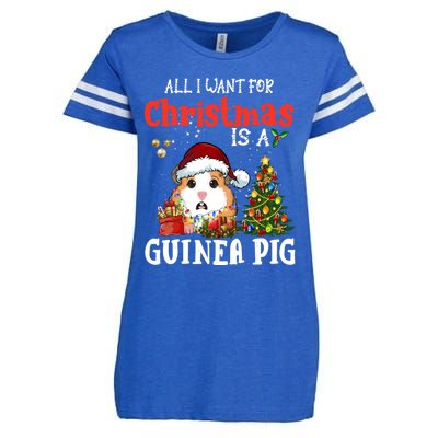 Cute Guinea Pig Christmas All I Want For Xmas Guinea Gift Great Gift Enza Ladies Jersey Football T-Shirt