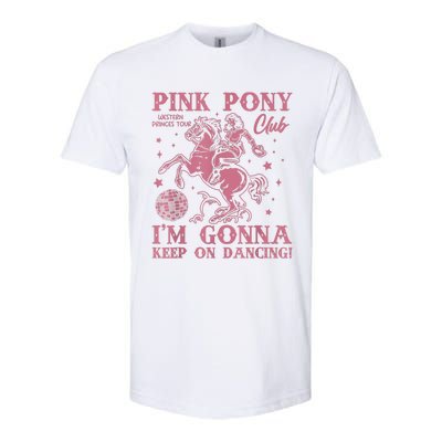 Cute Girl Pony Club Im Gonna Keep On Dancing Softstyle CVC T-Shirt