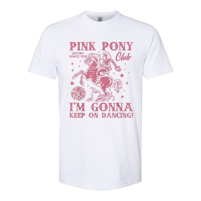 Cute Girl Pony Club Im Gonna Keep On Dancing Softstyle CVC T-Shirt