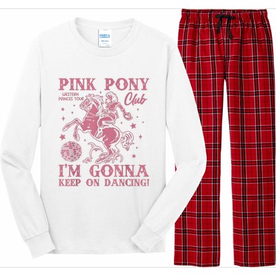 Cute Girl Pony Club Im Gonna Keep On Dancing Long Sleeve Pajama Set