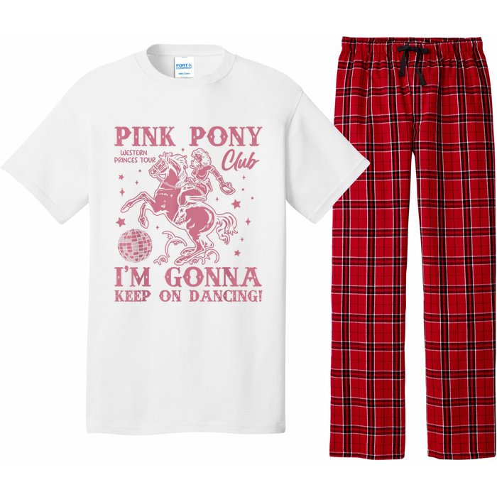 Cute Girl Pony Club Im Gonna Keep On Dancing Pajama Set