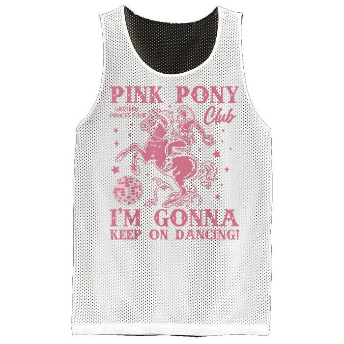 Cute Girl Pony Club Im Gonna Keep On Dancing Mesh Reversible Basketball Jersey Tank