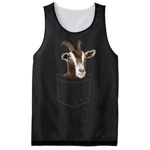 Cool Goat Pocket Goat Whisperer Farm Animal Mesh Reversible Basketball Jersey Tank