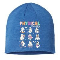 Cute Ghost Physical Therapy PT Physical Therapist Halloween Sustainable Beanie