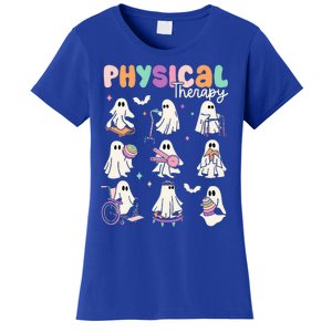 Cute Ghost Physical Therapy PT Physical Therapist Halloween Women's T-Shirt