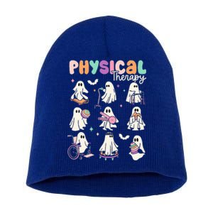 Cute Ghost Physical Therapy PT Physical Therapist Halloween Short Acrylic Beanie