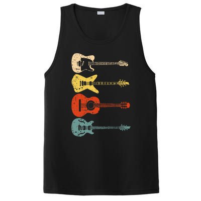 Cool Guitar Players Art Vintage Acoustic Guitarist PosiCharge Competitor Tank