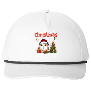 Cute Guinea Pig Christmas All I Want For Xmas Guinea Gift Snapback Five-Panel Rope Hat