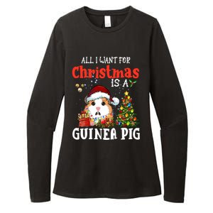 Cute Guinea Pig Christmas All I Want For Xmas Guinea Gift Womens CVC Long Sleeve Shirt