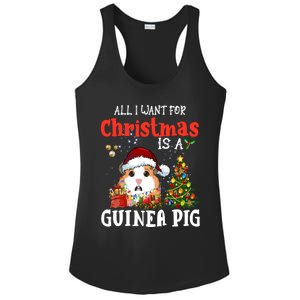 Cute Guinea Pig Christmas All I Want For Xmas Guinea Gift Ladies PosiCharge Competitor Racerback Tank