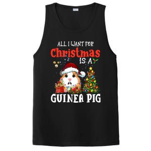 Cute Guinea Pig Christmas All I Want For Xmas Guinea Gift PosiCharge Competitor Tank