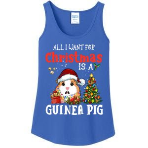 Cute Guinea Pig Christmas All I Want For Xmas Guinea Gift Ladies Essential Tank