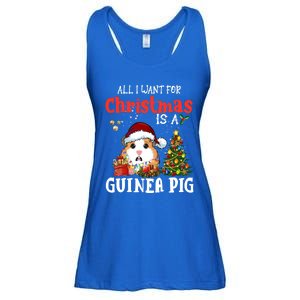 Cute Guinea Pig Christmas All I Want For Xmas Guinea Gift Ladies Essential Flowy Tank