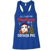 Cute Guinea Pig Christmas All I Want For Xmas Guinea Gift Women's Racerback Tank