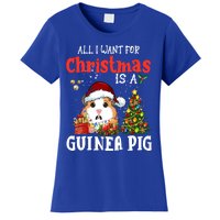 Cute Guinea Pig Christmas All I Want For Xmas Guinea Gift Women's T-Shirt