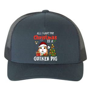 Cute Guinea Pig Christmas All I Want For Xmas Guinea Gift Yupoong Adult 5-Panel Trucker Hat