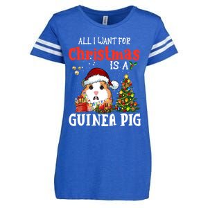 Cute Guinea Pig Christmas All I Want For Xmas Guinea Gift Enza Ladies Jersey Football T-Shirt