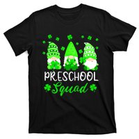 Cute Gnomes Preschool Squad Teacher St Patricks Day Outfit T-Shirt