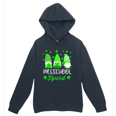 Cute Gnomes Preschool Squad Teacher St Patricks Day Outfit Urban Pullover Hoodie