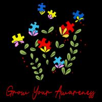 Cute Gift Puzzle Wildflower Grow Your Awareness Autism Awareness Month  Poster
