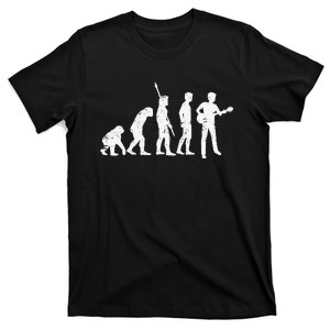 Cool Guitar Player Design Guitarist I Evolution T-Shirt