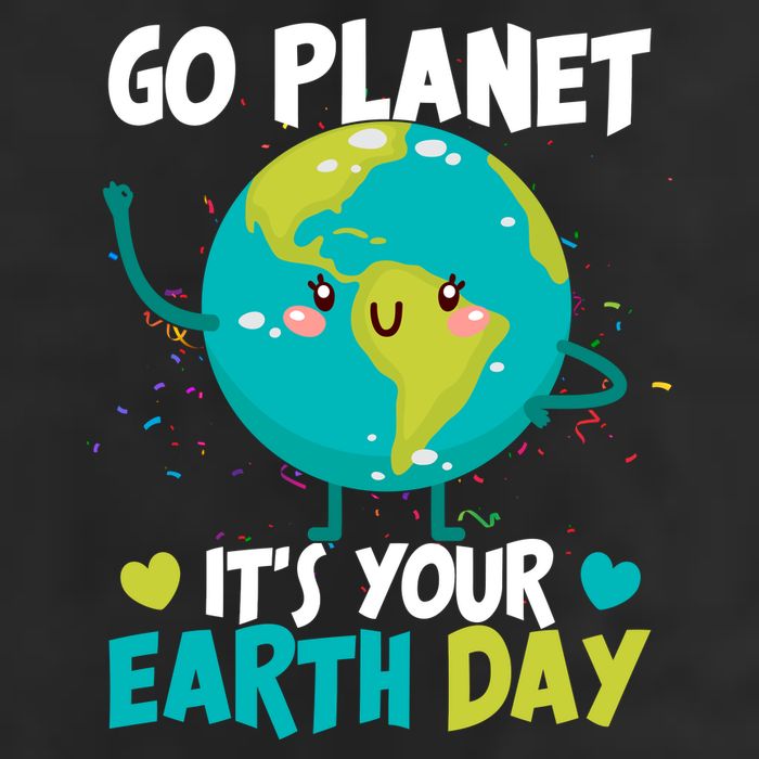Cute Go Planet It's Your Earth Day Garment-Dyed Heavyweight T-Shirt