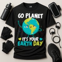 Cute Go Planet It's Your Earth Day Performance Shirt
