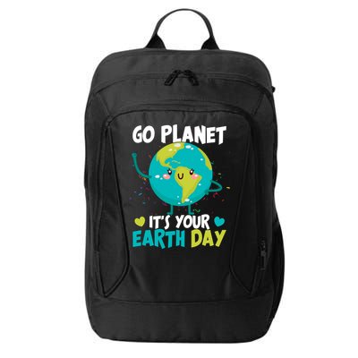 Cute Go Planet It's Your Earth Day City Backpack
