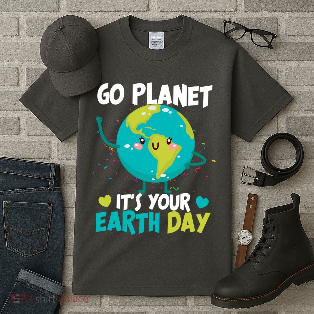 Cute Go Planet It's Your Earth Day Tall T-Shirt