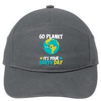 Cute Go Planet It's Your Earth Day 7-Panel Snapback Hat