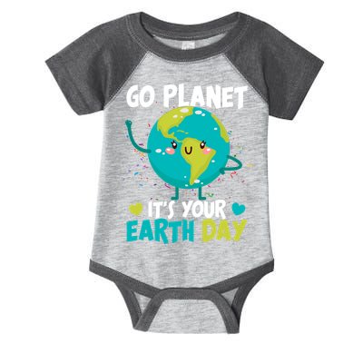 Cute Go Planet It's Your Earth Day Infant Baby Jersey Bodysuit
