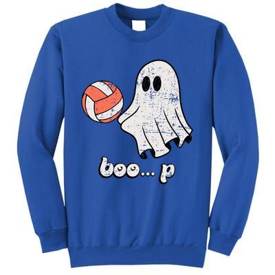 Cute Ghost Playing Volleyball Sport Player Halloween Costume Sweatshirt