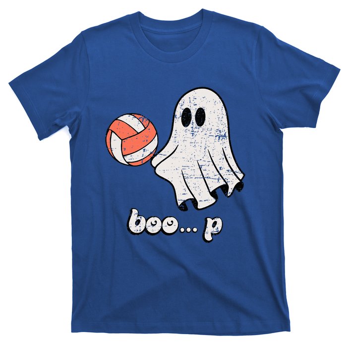 Cute Ghost Playing Volleyball Sport Player Halloween Costume T-Shirt