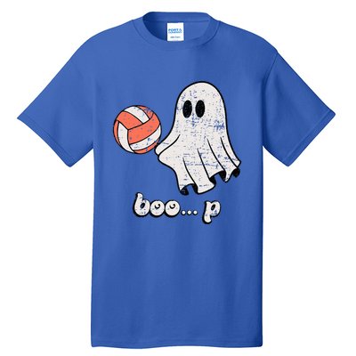 Cute Ghost Playing Volleyball Sport Player Halloween Costume Tall T-Shirt