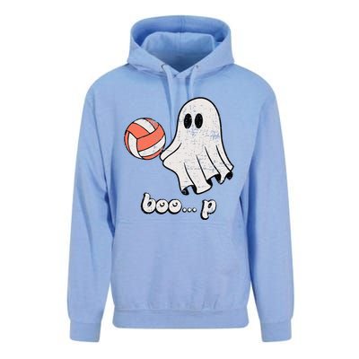 Cute Ghost Playing Volleyball Sport Player Halloween Costume Unisex Surf Hoodie