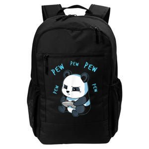 Cute Gaming Panda Pew Video Game Computer Player Daily Commute Backpack