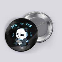 Cute Gaming Panda Pew Video Game Computer Player Button