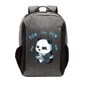 Cute Gaming Panda Pew Video Game Computer Player Vector Backpack