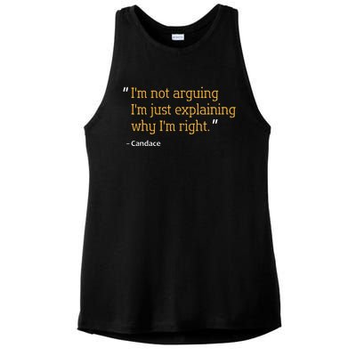 Candace Gift Quote Personalized Funny Birthday Name Idea Ladies PosiCharge Tri-Blend Wicking Tank