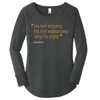 Candace Gift Quote Personalized Funny Birthday Name Idea Women's Perfect Tri Tunic Long Sleeve Shirt