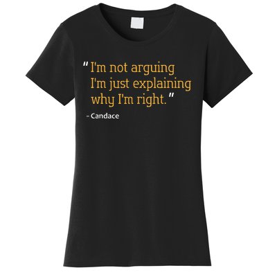 Candace Gift Quote Personalized Funny Birthday Name Idea Women's T-Shirt