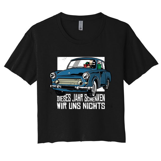 Christmas German Quote Crop Top
