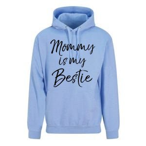 Cute Gift Quote For Daughter Or Son Mommy Is My Bestie Gift Unisex Surf Hoodie