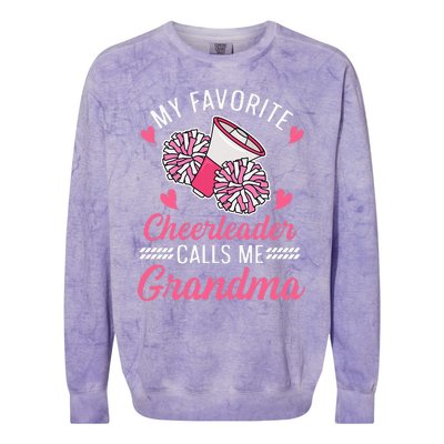 Cheer Grandma Quote for your Cheerleading Grandma Colorblast Crewneck Sweatshirt